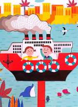 تصاویر بیشتر کتاب بریم و بیایم با کشتی